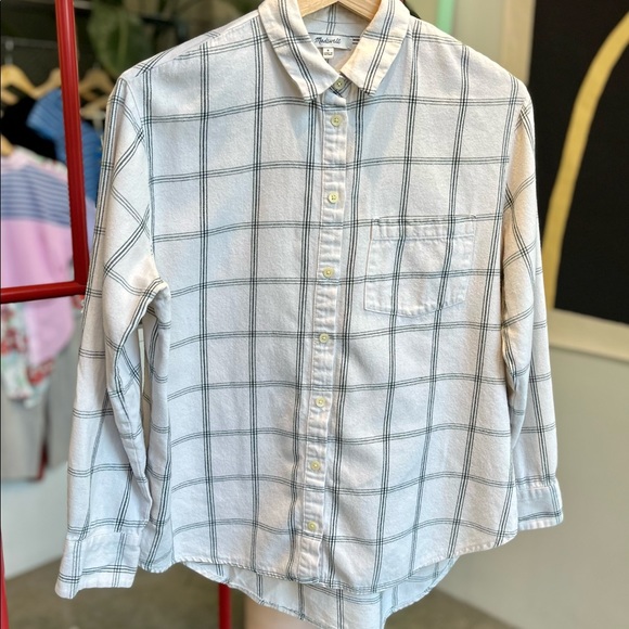 Madewell Flannel Button Up Size S - Picture 2 of 3